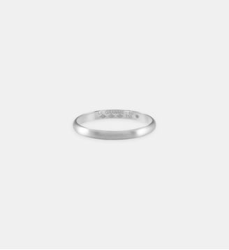 Alliance demi jonc 2G en or blanc - Le Gramme - Or blanc