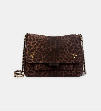 Sac à main Lulu M à motif - Jérôme Dreyfuss - Léopard