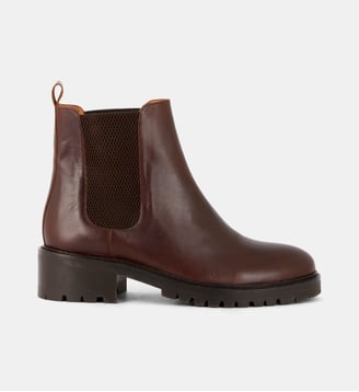 Bottines Adolie en cuir - Mellow Yellow - Marron foncé