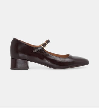 Ballerines Brenda en cuir - Mellow Yellow - Café