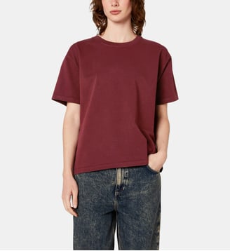 T-shirt Fizvalley en coton - American Vintage - Bordeaux