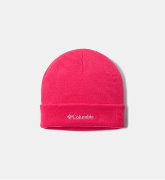 Bonnet uni griffé - Columbia - Argent et rose