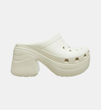 Sabots compensés Siren Clog - Crocs - Écru