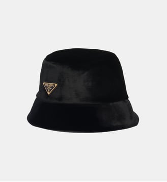 Bob en velours signature - Prada - Noir