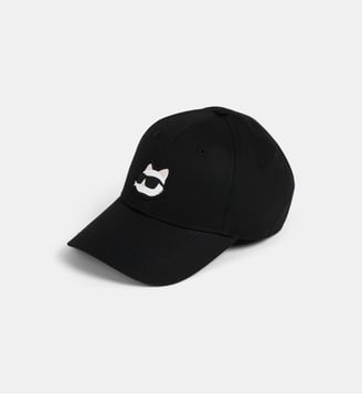 Casquette Ikonik 2.0 Choupette recyclée - Karl Lagerfeld - Noir