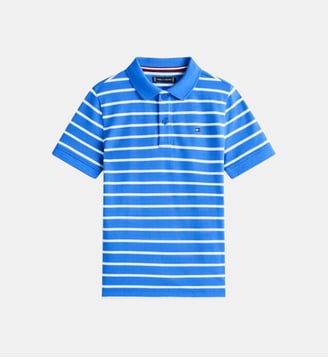 Polo droit flag en coton piqué - Tommy Hilfiger - Multi bleu
