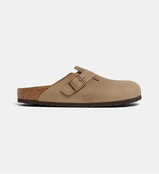 Sabots étroits Boston BS cuir huilé - Birkenstock - Tabac