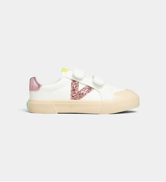 Baskets basses Tribu - Victoria - Blanc et rose