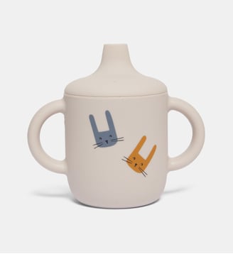 Tasse d'apprentissage Neil en silicone 150 ml - Liewood - Beige rosé