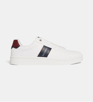 Tennis basses Buee - Redskins - Blanc et bleu