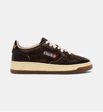 Baskets basses Medalist en cuir - Autry - Marron