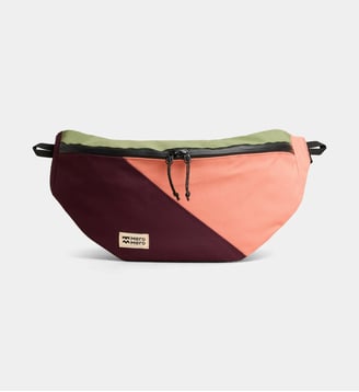 Sac banane Maxi Hoïan signature imperméable et résistant - Mero Mero - Kaki et violet