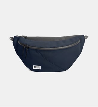 Sac banane Maxi Hoïan signature imperméable et résistant - Mero Mero - Bleu foncé
