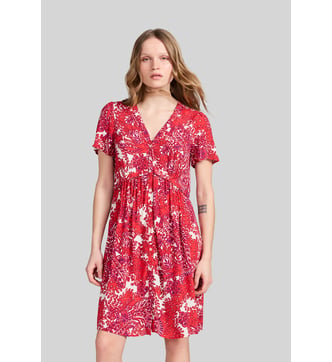 Robe IKKS Femme Taille 40 Multicouleur Floral - Neuve Avec étiquettes, Polyester, Longue