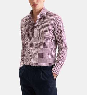 Chemise Homme 100% Coton Seidensticker - Coupe Slim, Col Chic, Poignets Réglables - Qualité OEKO-TEX