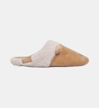 Chaussons Mules Homme Isotoner - Polaire Douce, Semelle Gomme Souple Antidérapante Taille 42 - 8