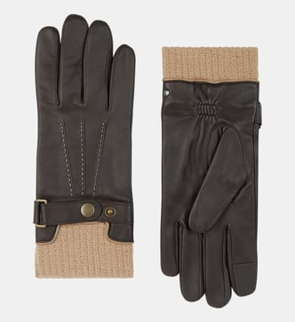 Gants Isotoner Homme, Taille M, Compatibles écrans Tactiles, Doublés, Multicolores