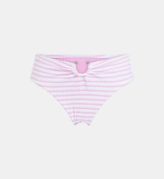Bas De Bikini Seafolly Taille Haute Style Hipster - Taille US 4, Couleur Noire, Thème USA, Neuf Avec étiquettes