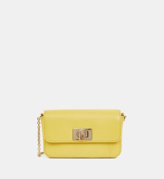 Sac & Portefeuille FURLA Stacy Casanova - Cuir Vintage - Crème - Occasion Très Bon état