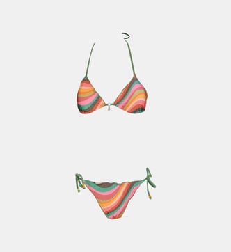 Haut De Maillot Triangle Rico Merida Banana Moon – Tie & Dye Rose Élégant