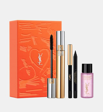 Coffret Yves Rocher : Palette De Maquillage + Mascara Feel Strong - Teintes Brunes Et Noir, 25ml