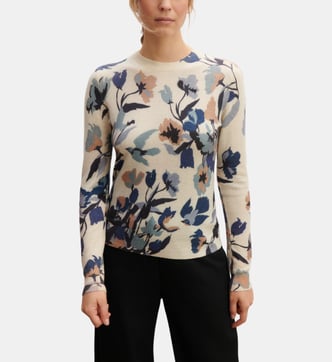 Pull Manches Courtes Éric Bompard En Cachemire - Taille S Bordeaux - Occasion (endommagé)