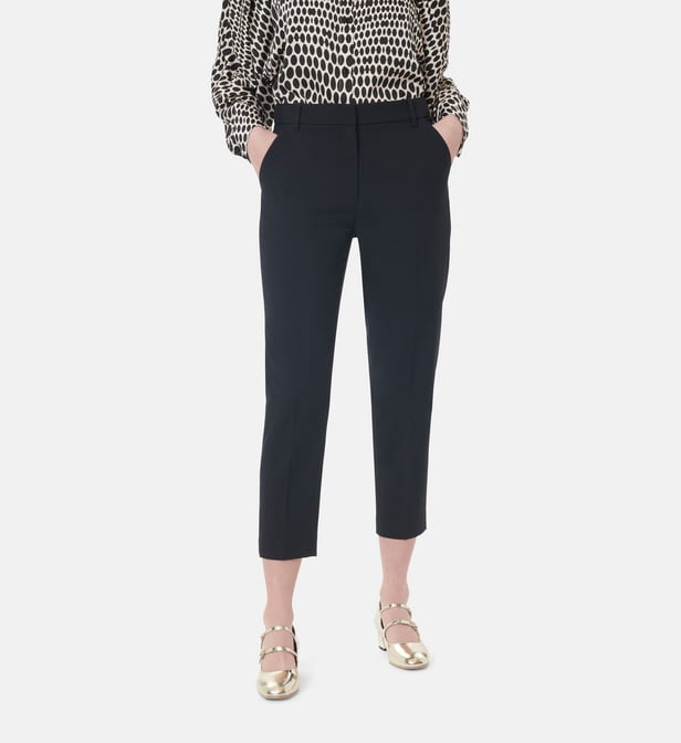 Pantalon Chino Tara Jarmon Noir Rayé Taille 38 - Occasion En Très Bon état
