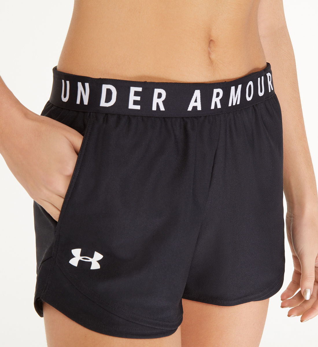 Short De Sport Femme Taille Haute - Court Et Confortable - Yoga, Fitness - Polyamide élastique