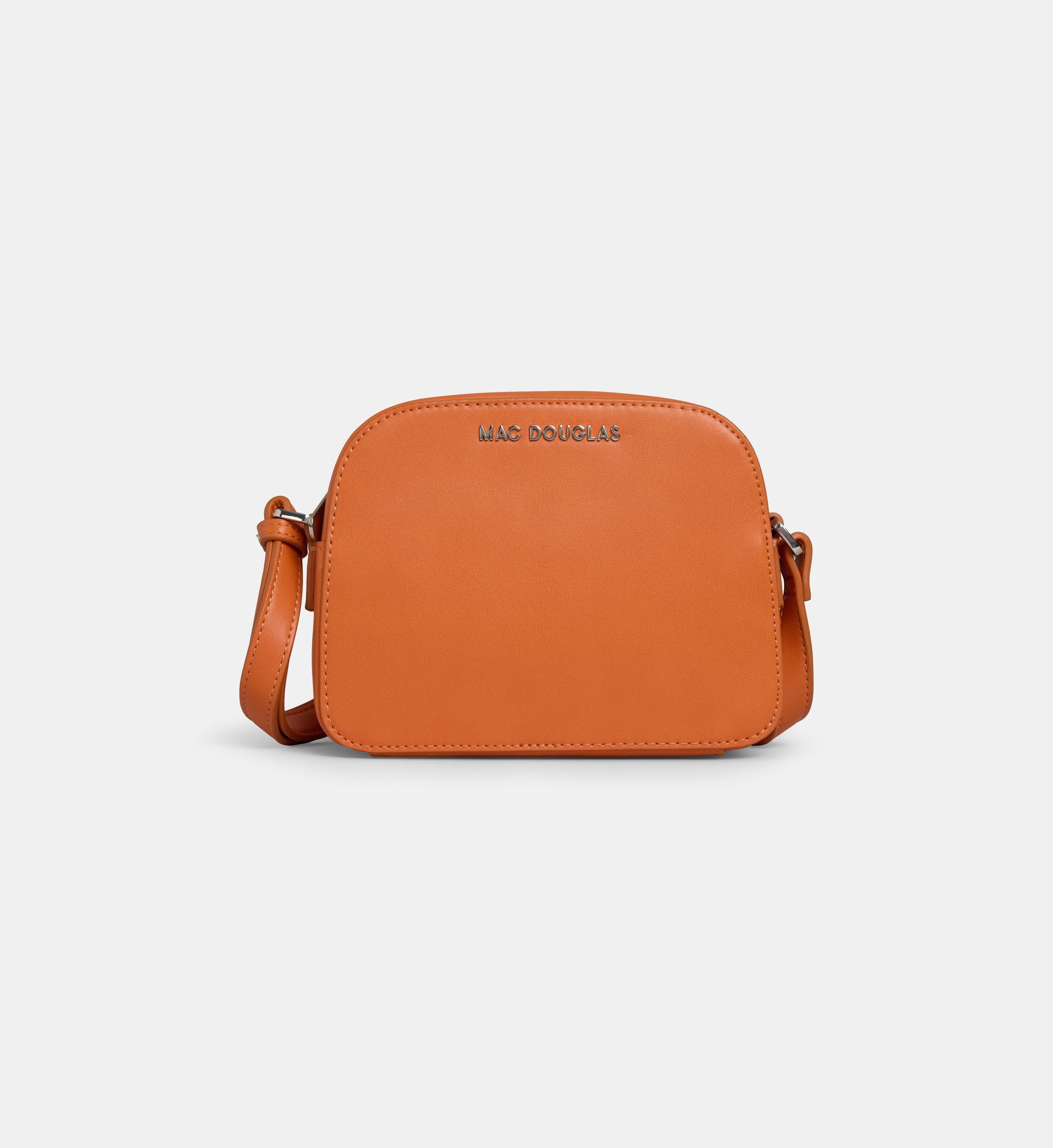 Sac Besace Mac Douglas En Cuir Souple Marron - Occasion En Bon état