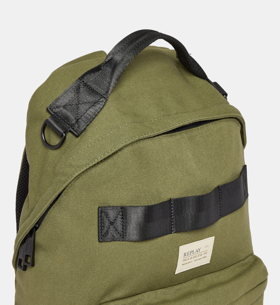 Sac à Dos Replay Denim - Taille Moyenne - Couleur Noire - Nylon - Neuf Avec étiquettes