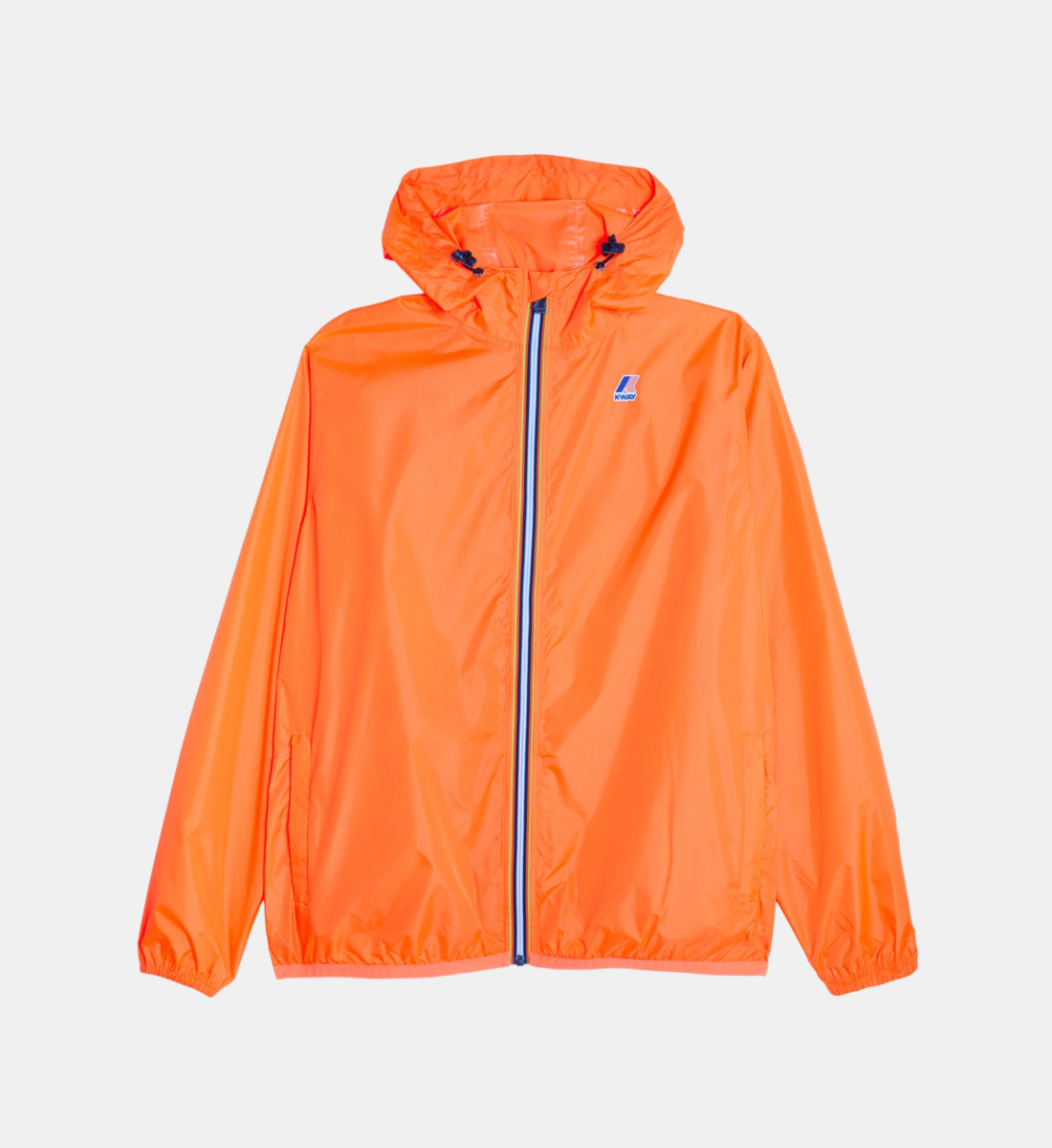Veste Coupe-vent Vintage Orange Venezia Sport Années 90 - Taille 26/28, Fermeture Intégrale - État Très Bon