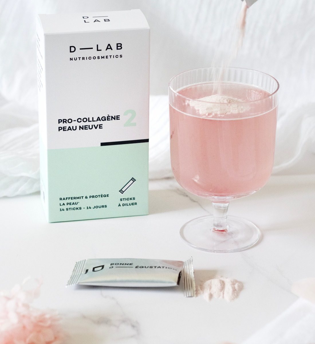 Sérum Pro-Collagène Framboise D-lab - Soin Anti-Âge Peau Neuve - Neuf Sous Emballage