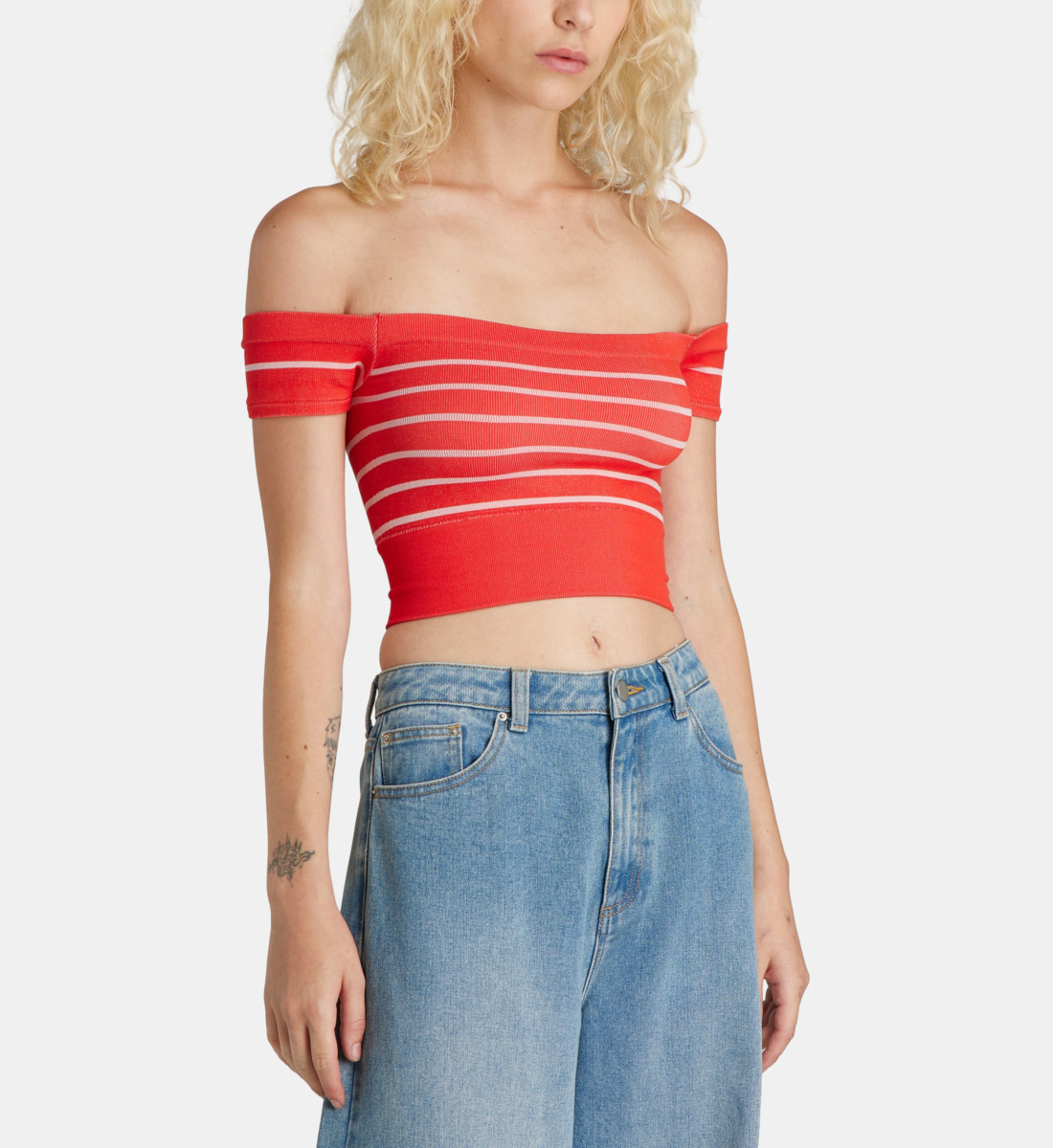 Crop Top Urban Outfitters Motif Feuille De Laitue - Taille S - Occasion Très Bon état