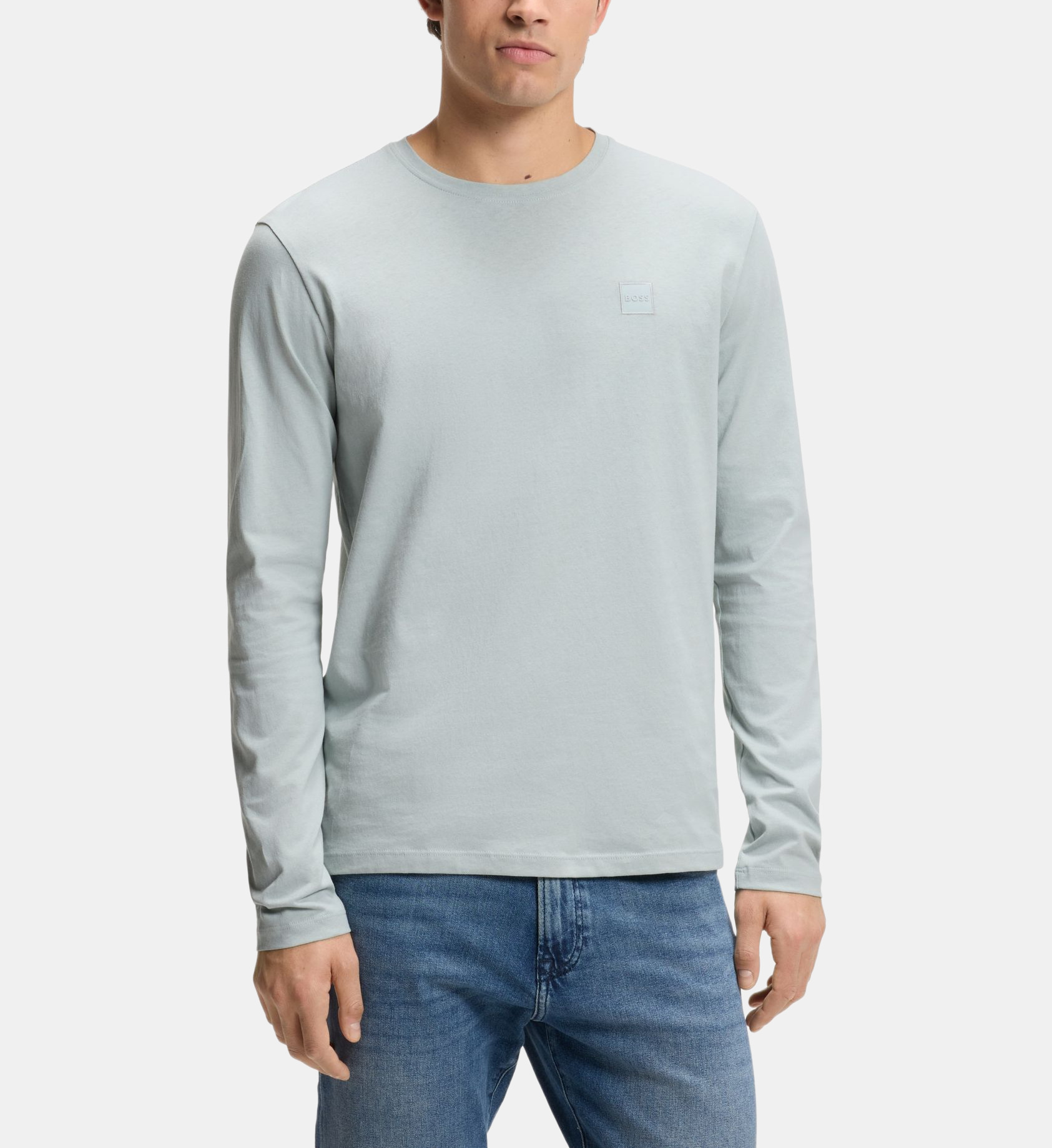 BOSS TOGN - T-shirt à manches longues - dark blue two/bleu marine