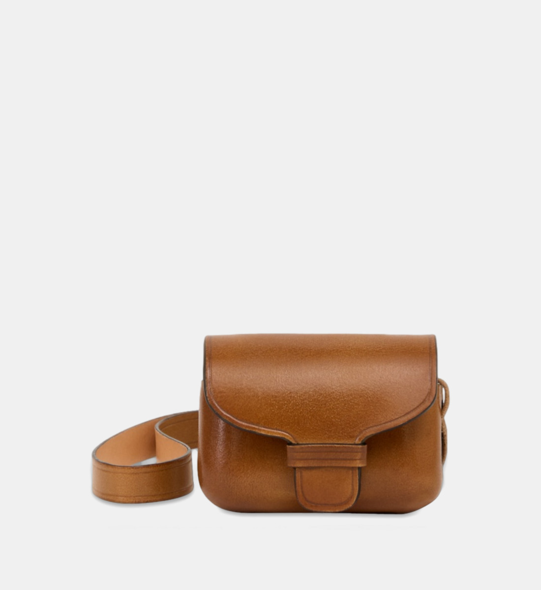 Etui pour Airpods Pro 2 Il Bussetto en cuir Marron clair - Lemaire