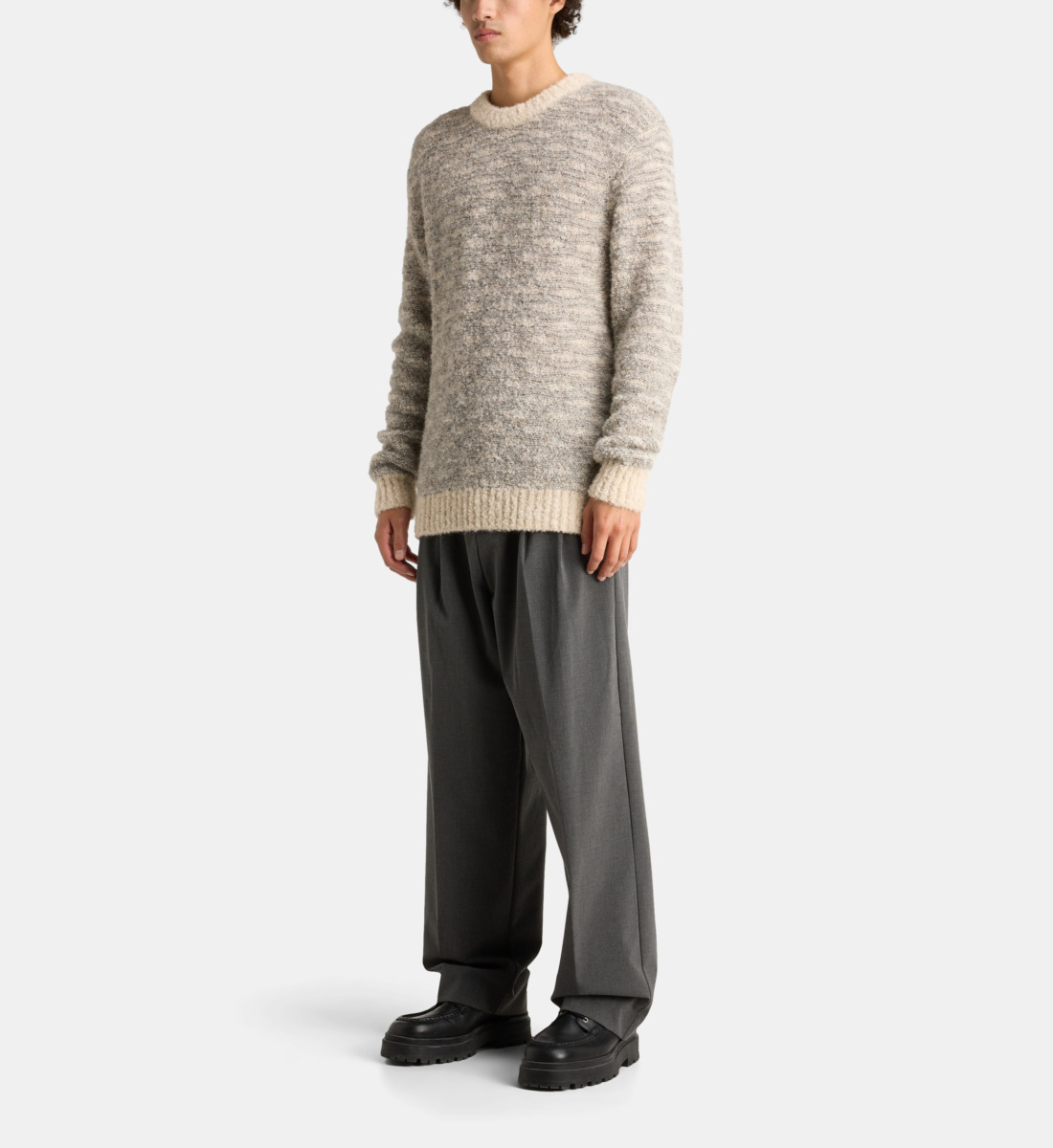 Pull Zara En Alpaga Mélangé - Motifs Ornés - Taille 10 Multicolore - Neuf Sans Étiquettes