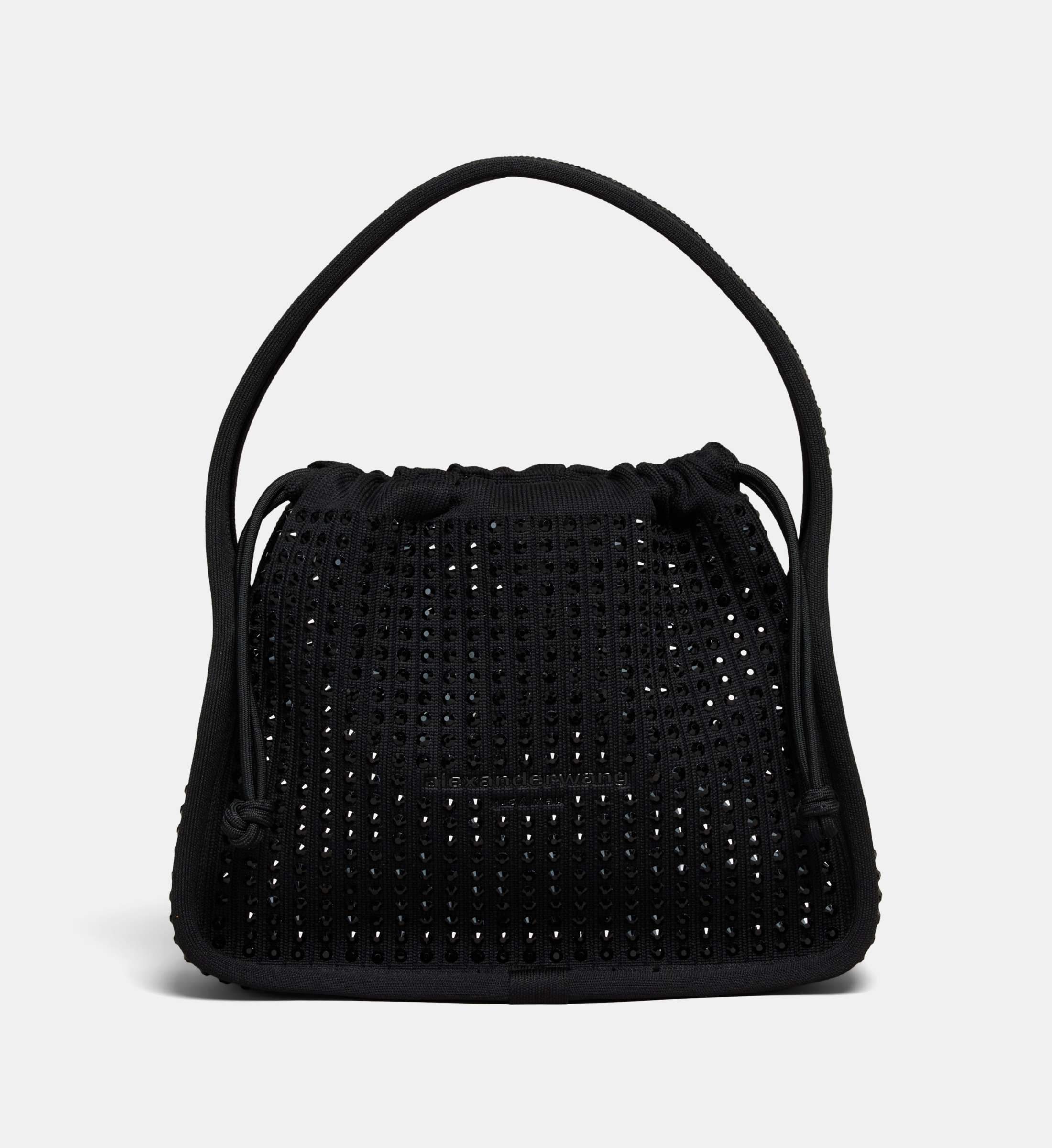Sac à Main Alexander Wang Ryan Avec Clous Argent - Modèle Bucket En Cuir Noir, Neuf Avec étiquettes