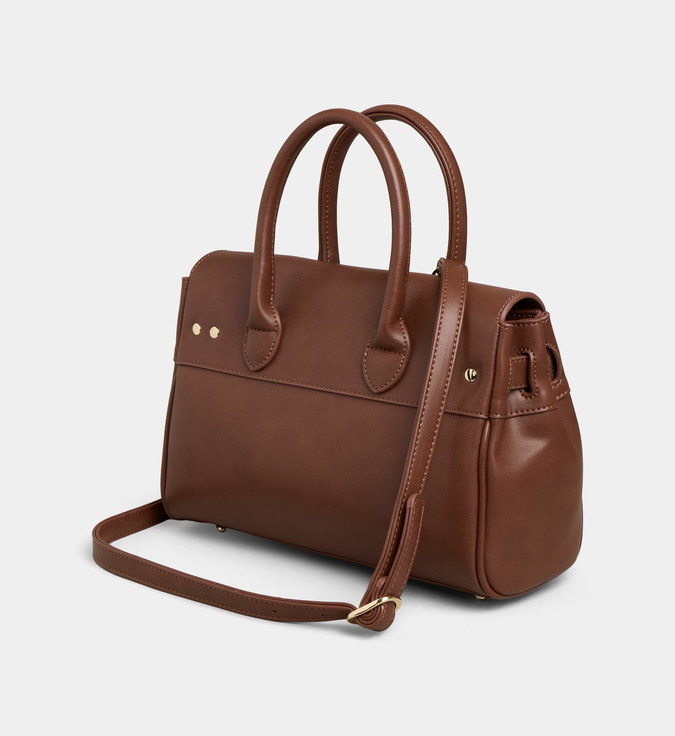 Sac Femme Mac Douglas En Cuir Marron – Porté épaule – Neuf Sans étiquette