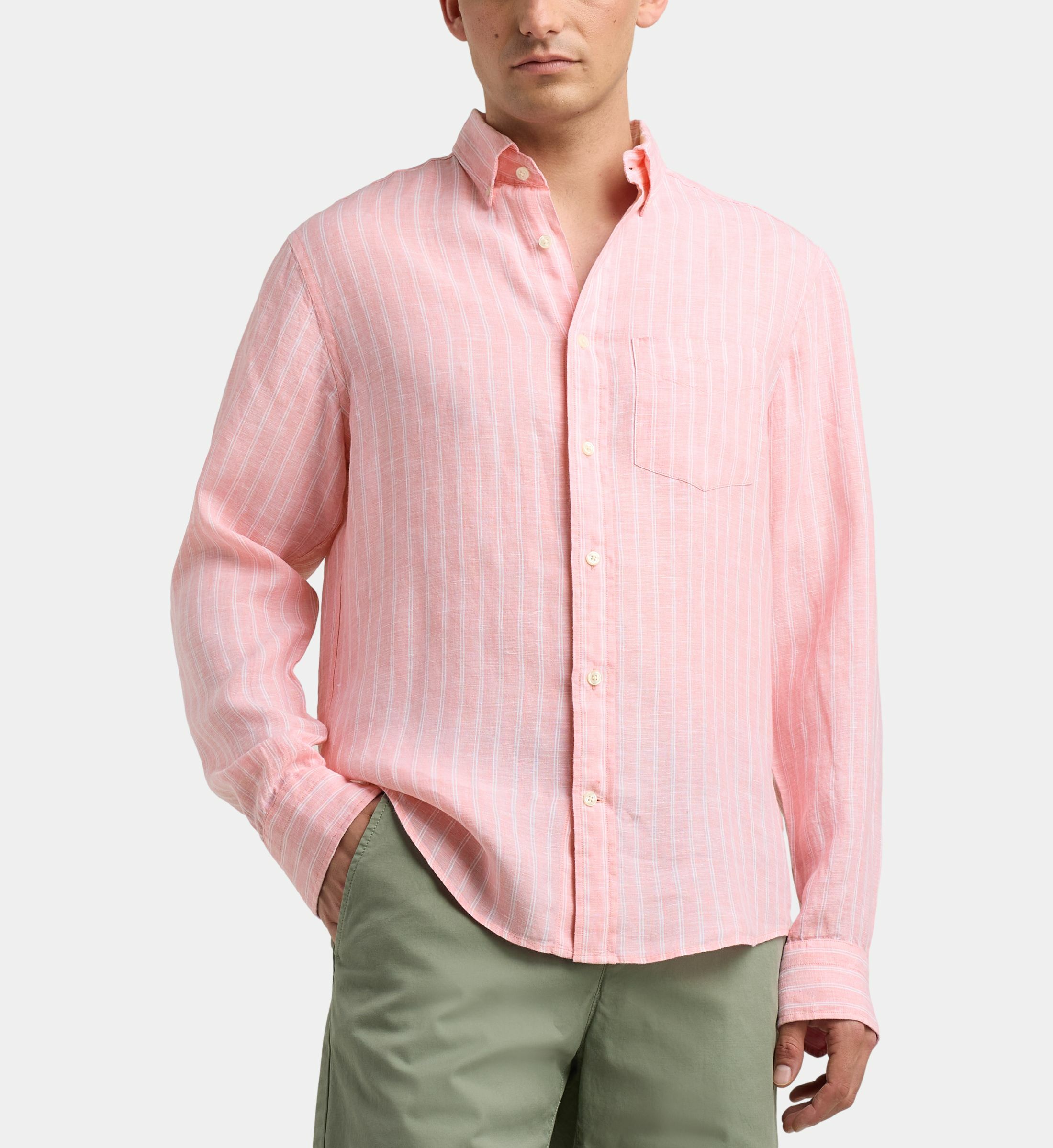 Chemise Manches Longues Imprimé Fantaisie Bleu Gant Homme - 2555048-bleu00