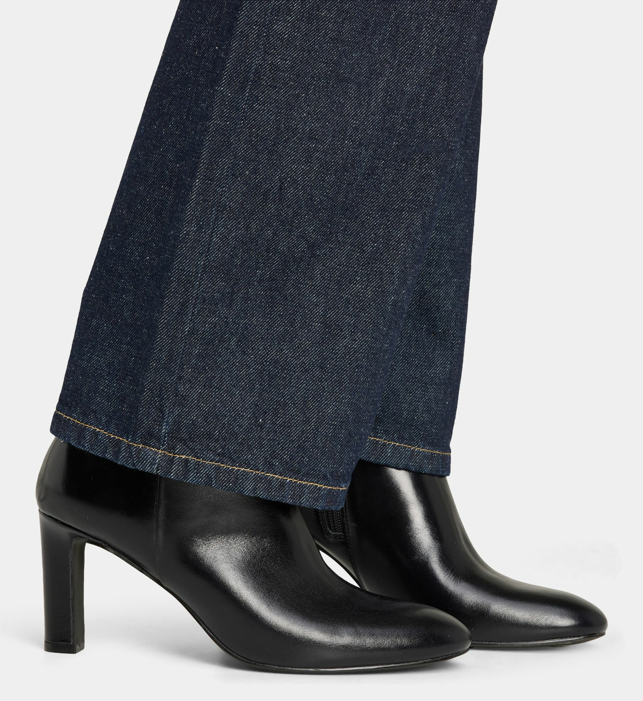 Bottes Talons Aiguilles En Cuir Nappa 1969 Made In Italy - Taille 36 - Style Anouk Chic