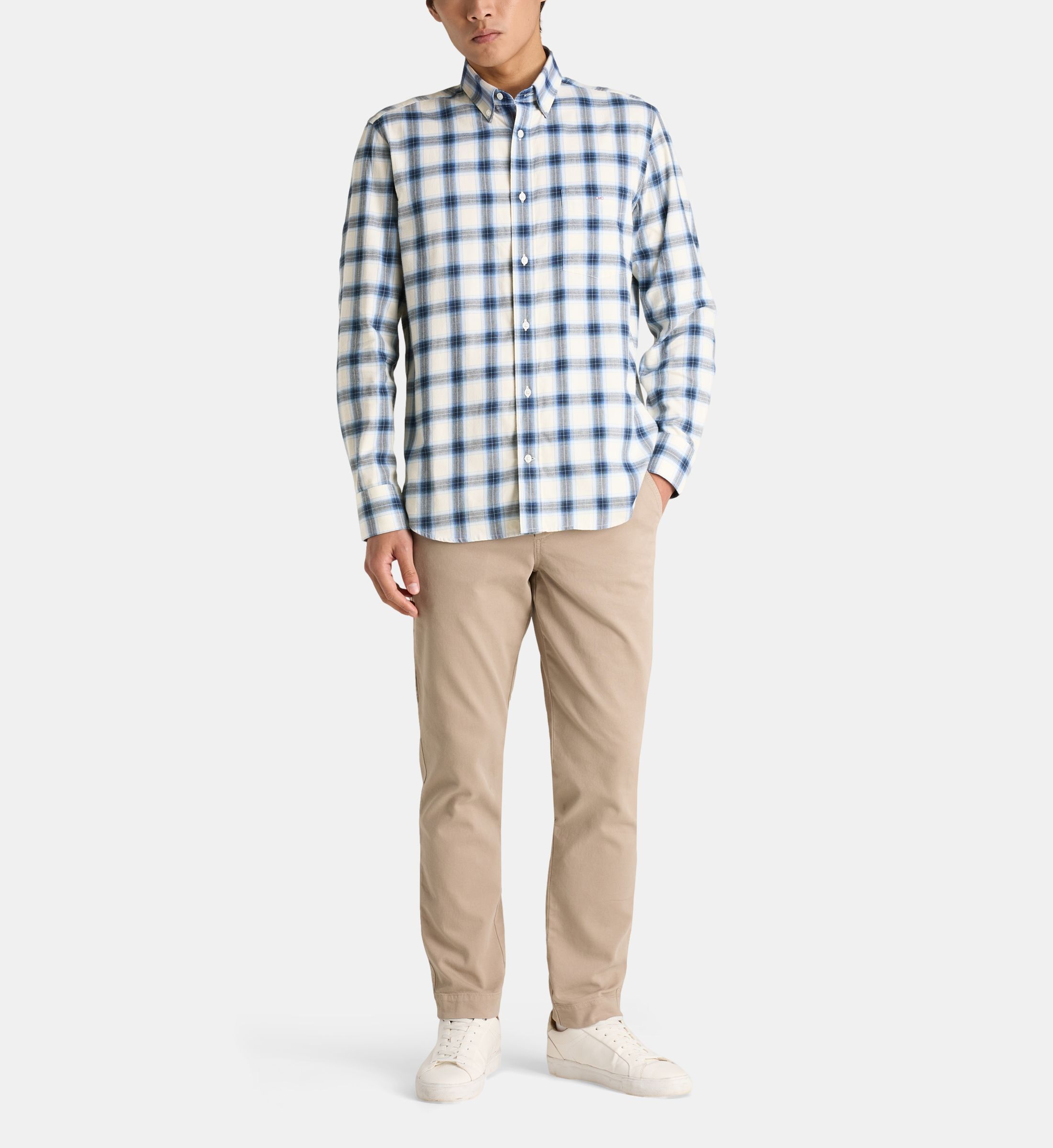 Chemise Eden Park Club House à Carreaux - Taille XL - Coton - Édition Limitée
