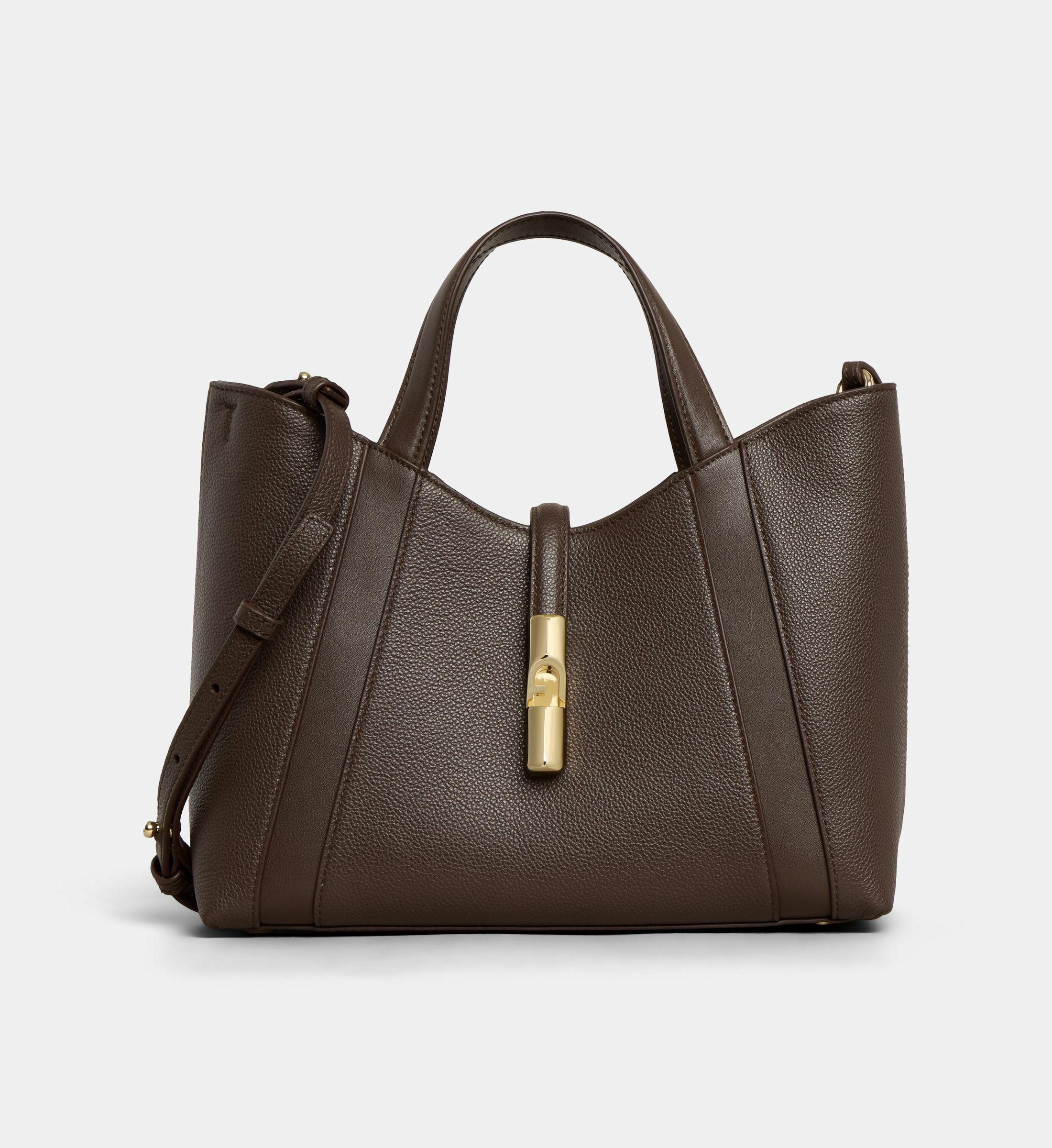 Sac Cabas Pour Femme En Simili Cuir Matelassé | Marron-beige Grainé | Design Tendance | Neuf Avec étiquettes