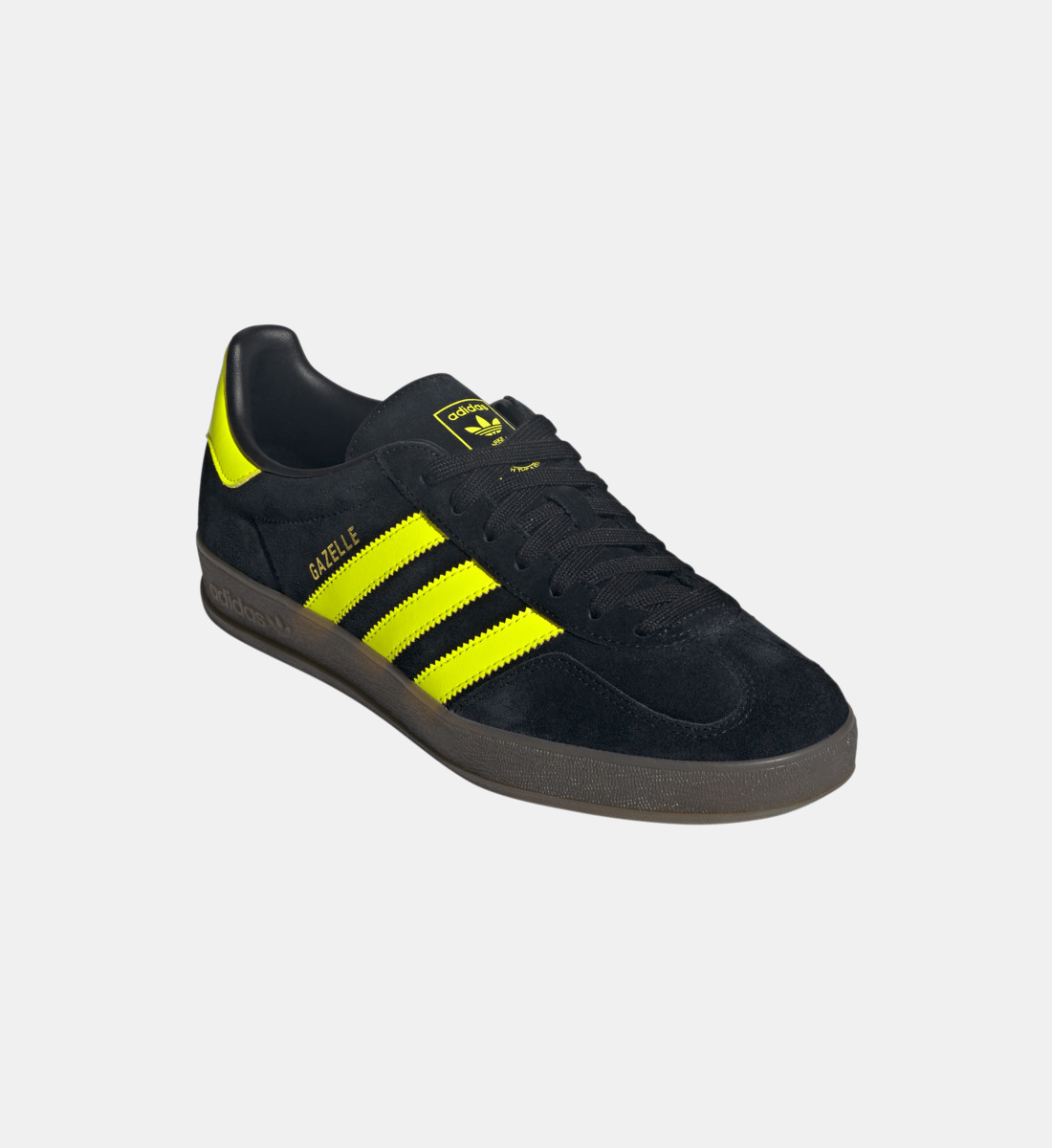 adidas gazelle silver green womens Gazelle Indoor 'Black Almost Yellow' Sneakers