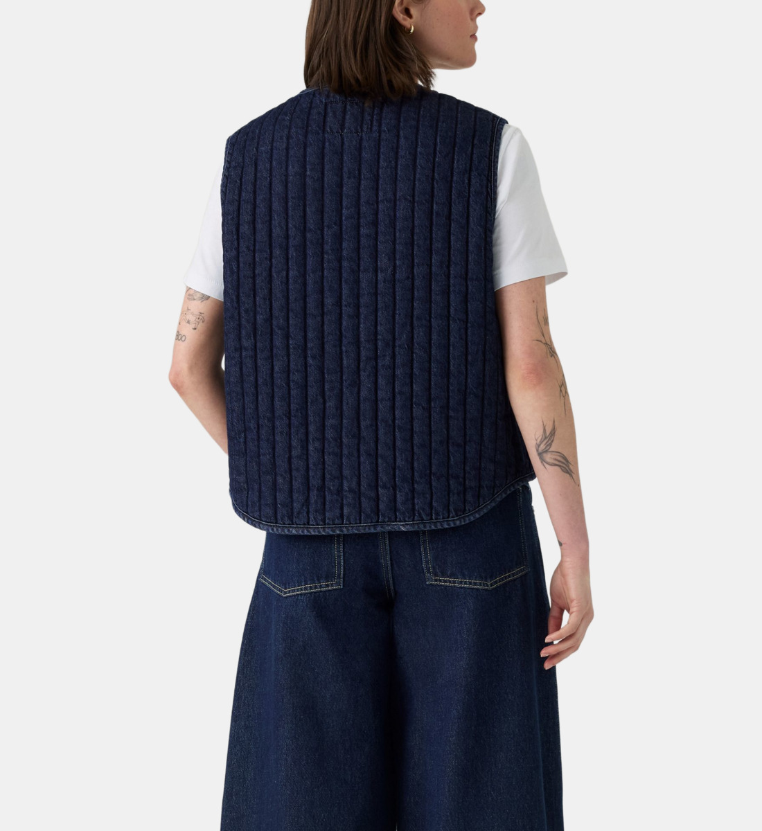 Blouse/gilet Sans Manches Fille Little Levi's - Taille 3T, à Carreaux Bleu/vert, Coton, Occasion
