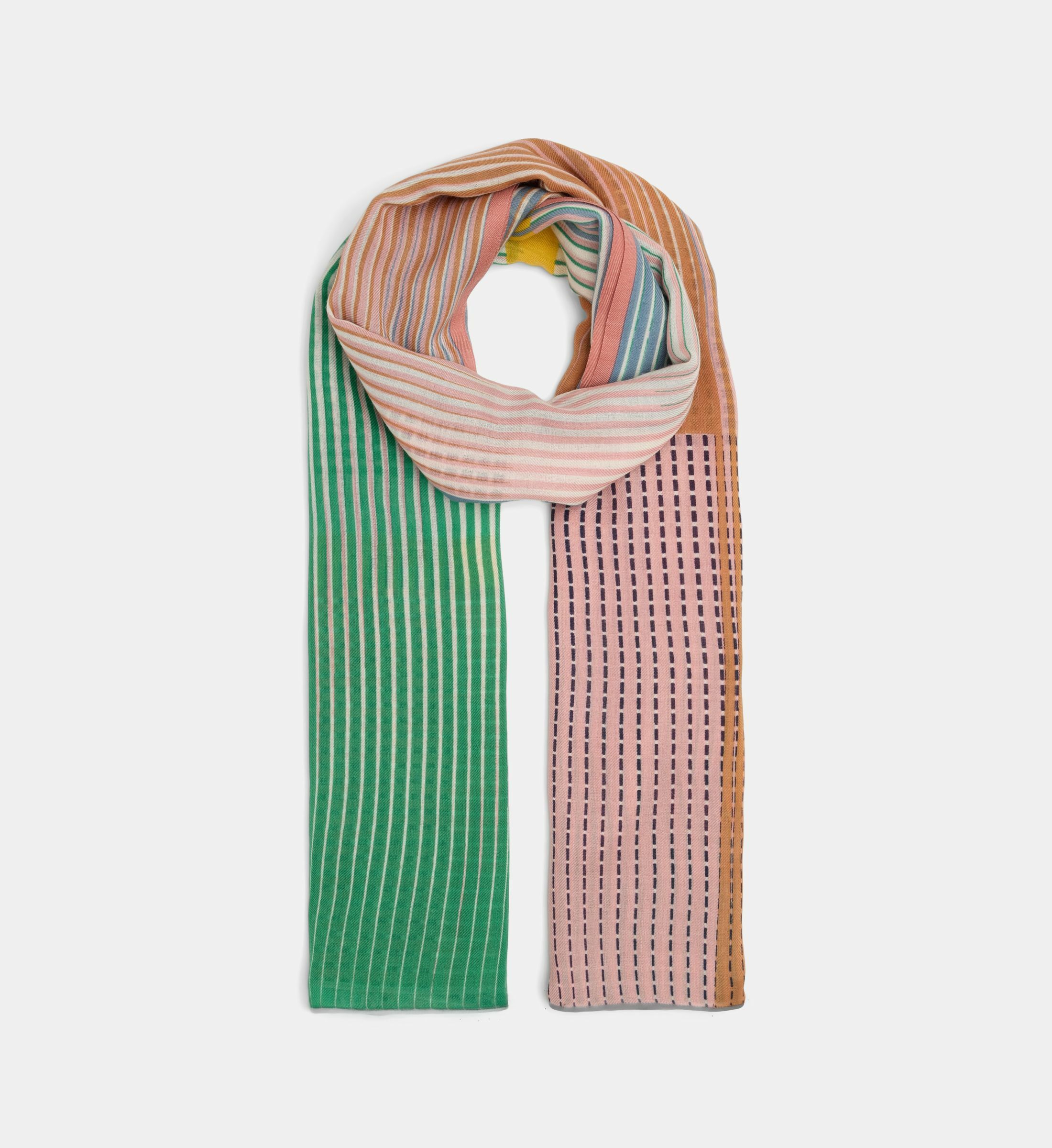 Foulard Léger Et Coloré Pour Femme – Écharpe Imprimée 180×90 Cm, Doux Polyester, Idéal Été Printemps Automne
