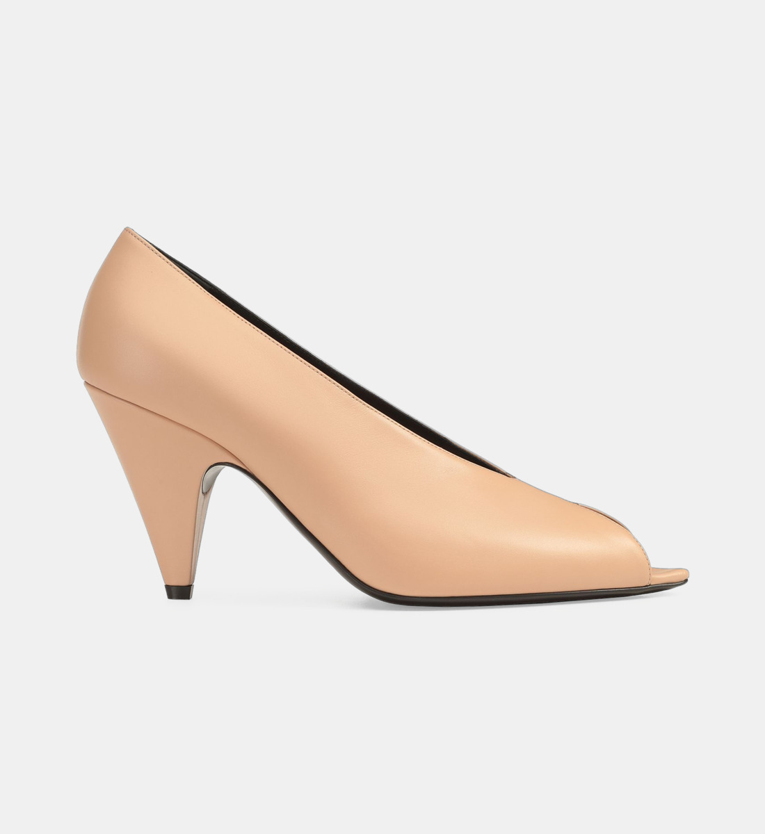 Escarpins Sergio Rossi Milady - Cuir Beige Nude, Talon Aiguille Et Plateforme, Neufs Avec Boîte