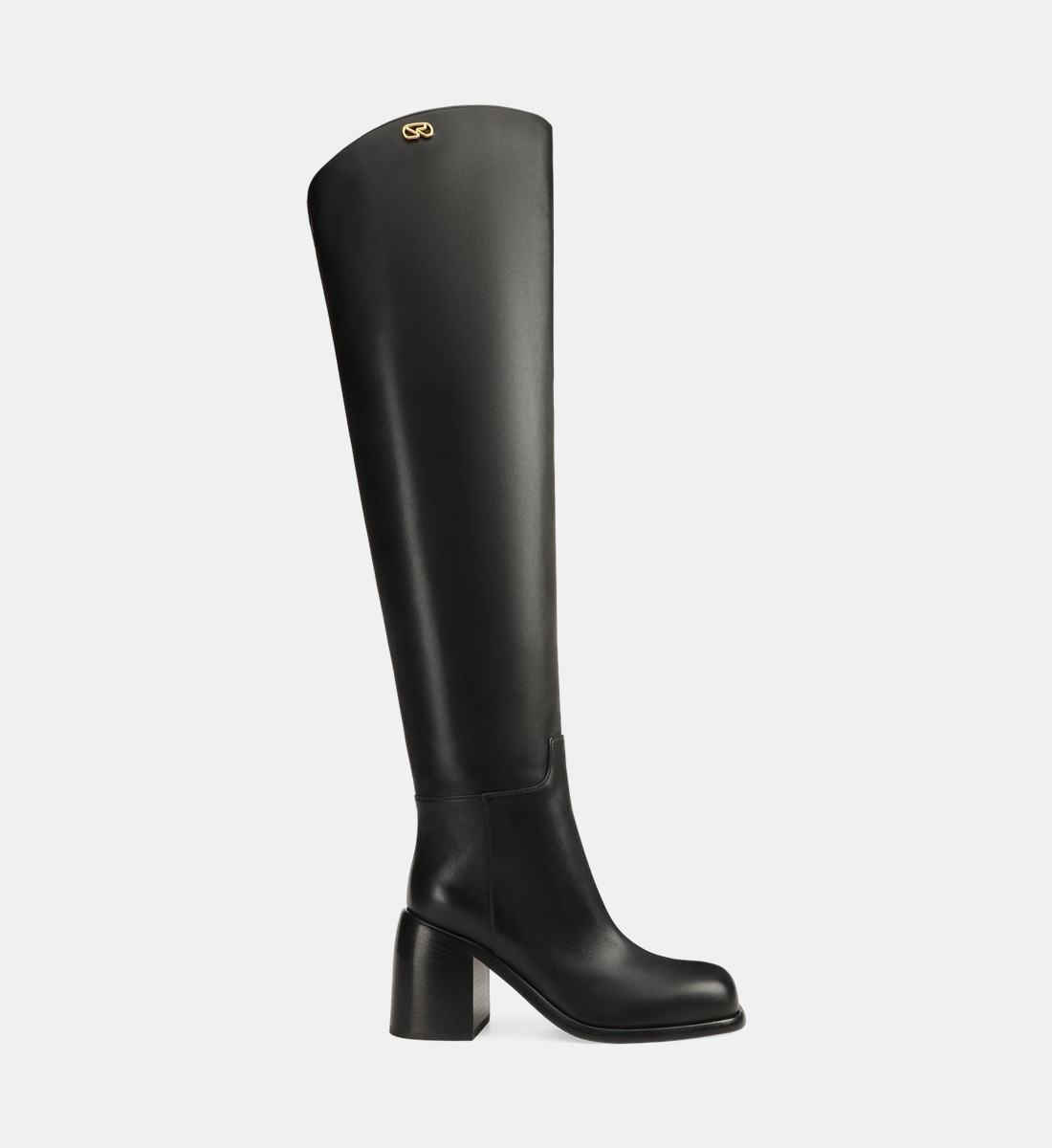 Bottines à Talons Sergio Rossi En Cuir Noir Cloutées - Taille 38 - État Excellent