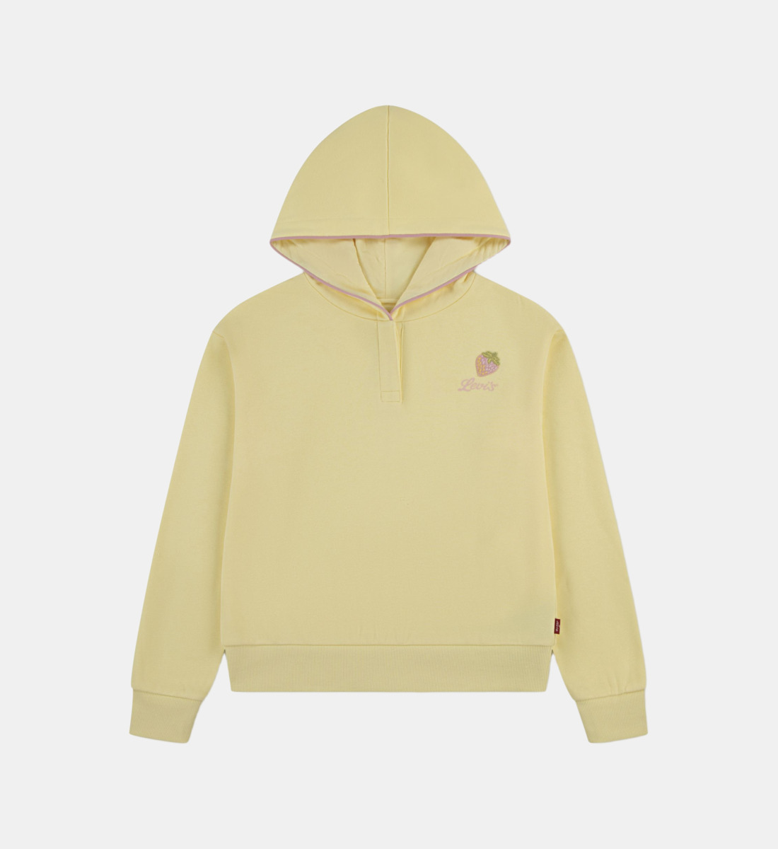 Levi's Lvg Pull À Capuche 3ek187 Sweatshirt Fille - Sweat à Capuche Confortable