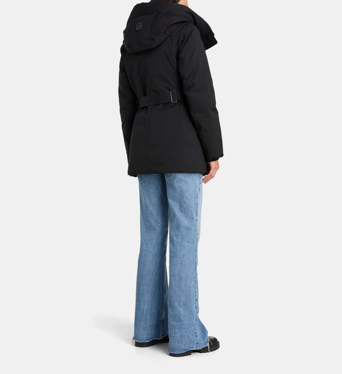 Parka Courte Jennyfer Noir Taille S (36) - Capuche, Polyester, Occasion Très Bon état