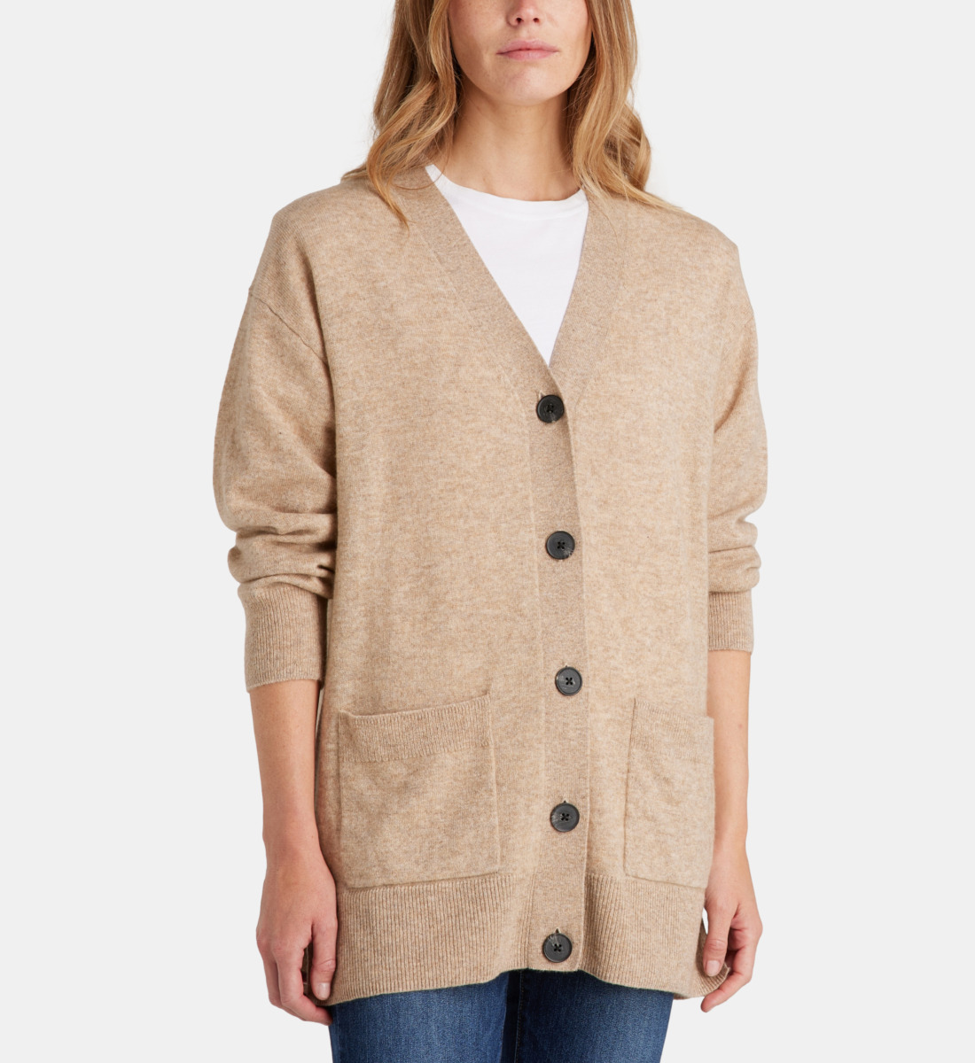 Cardigan Long Femme En Tricot Vintage - Manches Longues, Ample, En Polyester Doux, Pour Automne/hiver - 6